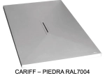 Receveur de douche, sur mesure : Largeur 120 à 200 cm x l. 70 à 100 cm. Bac à douche en résine Akrytan® anti glissant, finition ardoise, 10 couleurs, Livraison offerte et rapide